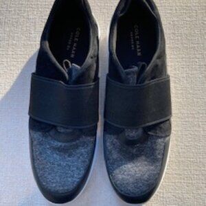 Cole Haan 2 Oella Studio Grand Slip-on Sneaker Black and Gray Size 10 US, NWOT